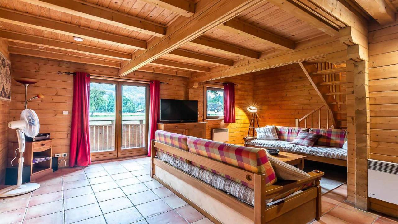 Bois De Champelle- 94 Magnifique Chalet-10 Pers Morillon Exterior photo